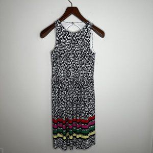 Eliza J Women’s Size 4 Sleeveless Multicolor Knee Length Dress